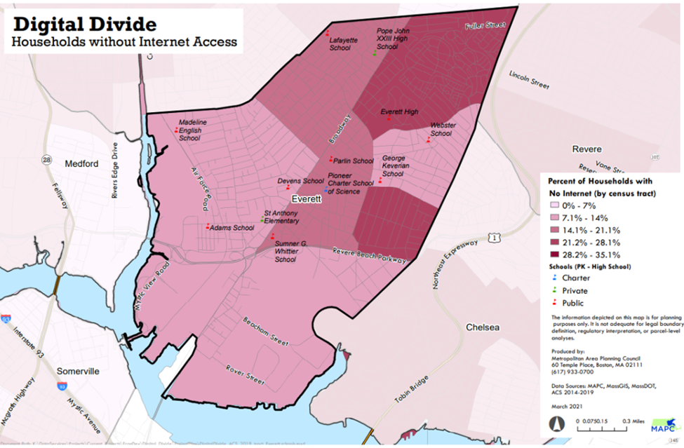 Digital Divide Map